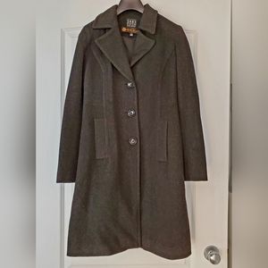 Charcoal Grey Wool Coat